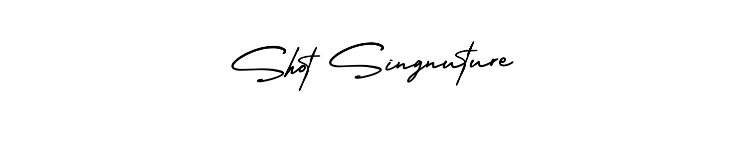 Shot Singnuture stylish signature style. Best Handwritten Sign (AmerikaSignatureDemo-Regular) for my name. Handwritten Signature Collection Ideas for my name Shot Singnuture. Shot Singnuture signature style 3 images and pictures png