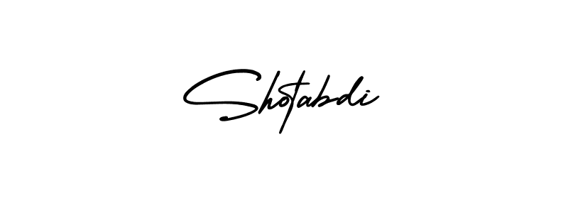 Similarly AmerikaSignatureDemo-Regular is the best handwritten signature design. Signature creator online .You can use it as an online autograph creator for name Shotabdi. Shotabdi signature style 3 images and pictures png