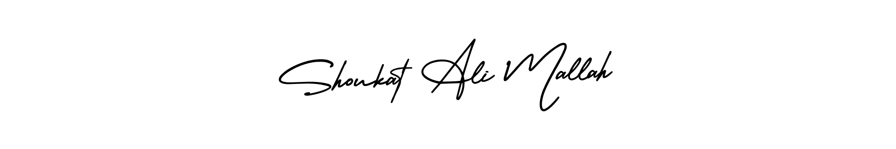 Create a beautiful signature design for name Shoukat Ali Mallah. With this signature (AmerikaSignatureDemo-Regular) fonts, you can make a handwritten signature for free. Shoukat Ali Mallah signature style 3 images and pictures png