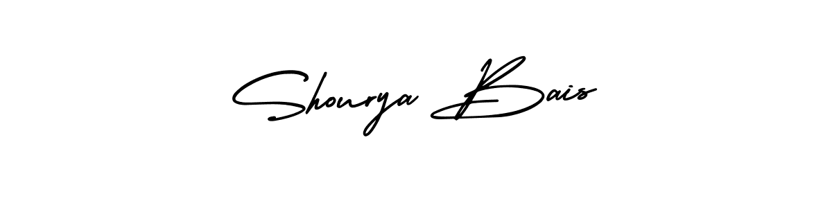 How to make Shourya Bais signature? AmerikaSignatureDemo-Regular is a professional autograph style. Create handwritten signature for Shourya Bais name. Shourya Bais signature style 3 images and pictures png