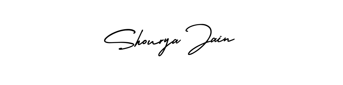 It looks lik you need a new signature style for name Shourya Jain. Design unique handwritten (AmerikaSignatureDemo-Regular) signature with our free signature maker in just a few clicks. Shourya Jain signature style 3 images and pictures png