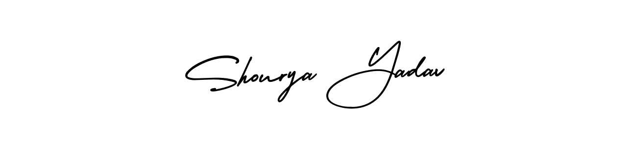 Make a short Shourya Yadav signature style. Manage your documents anywhere anytime using AmerikaSignatureDemo-Regular. Create and add eSignatures, submit forms, share and send files easily. Shourya Yadav signature style 3 images and pictures png