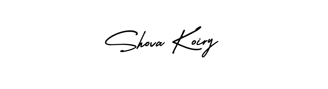 How to make Shova Koiry signature? AmerikaSignatureDemo-Regular is a professional autograph style. Create handwritten signature for Shova Koiry name. Shova Koiry signature style 3 images and pictures png