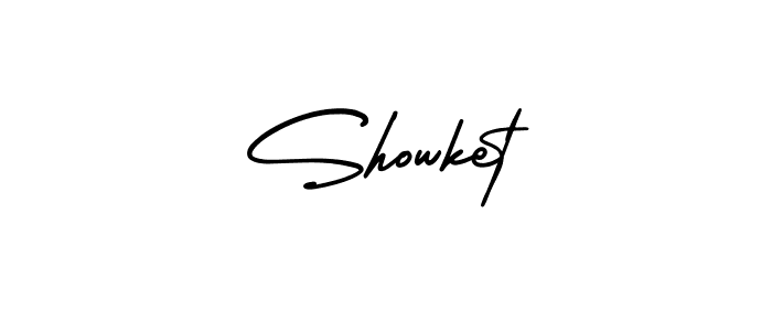 Design your own signature with our free online signature maker. With this signature software, you can create a handwritten (AmerikaSignatureDemo-Regular) signature for name Showket. Showket signature style 3 images and pictures png