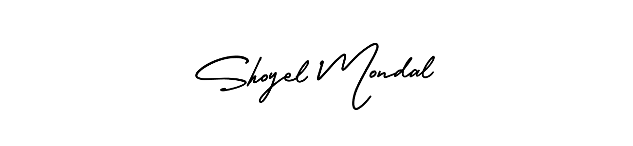 Also we have Shoyel Mondal name is the best signature style. Create professional handwritten signature collection using AmerikaSignatureDemo-Regular autograph style. Shoyel Mondal signature style 3 images and pictures png
