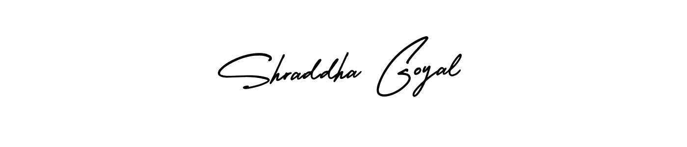 Design your own signature with our free online signature maker. With this signature software, you can create a handwritten (AmerikaSignatureDemo-Regular) signature for name Shraddha Goyal. Shraddha Goyal signature style 3 images and pictures png