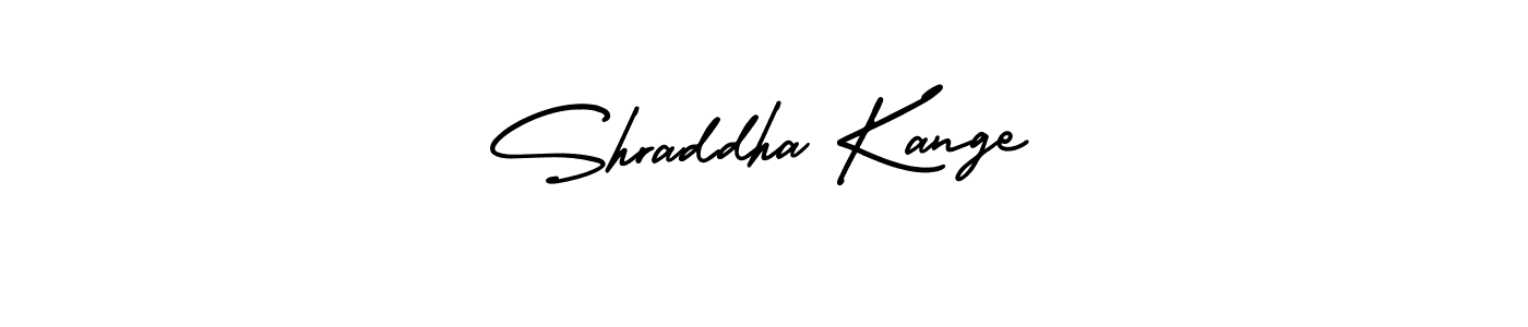 The best way (AmerikaSignatureDemo-Regular) to make a short signature is to pick only two or three words in your name. The name Shraddha Kange include a total of six letters. For converting this name. Shraddha Kange signature style 3 images and pictures png