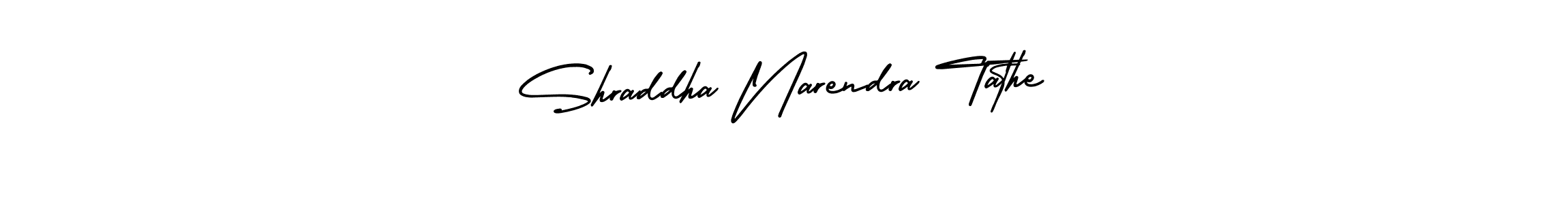 Similarly AmerikaSignatureDemo-Regular is the best handwritten signature design. Signature creator online .You can use it as an online autograph creator for name Shraddha Narendra Tathe. Shraddha Narendra Tathe signature style 3 images and pictures png