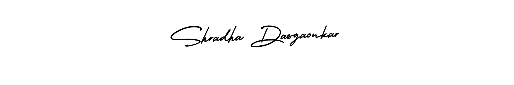It looks lik you need a new signature style for name Shradha Dasgaonkar. Design unique handwritten (AmerikaSignatureDemo-Regular) signature with our free signature maker in just a few clicks. Shradha Dasgaonkar signature style 3 images and pictures png