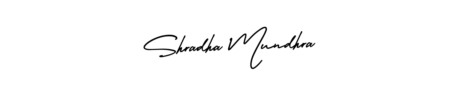 Similarly AmerikaSignatureDemo-Regular is the best handwritten signature design. Signature creator online .You can use it as an online autograph creator for name Shradha Mundhra. Shradha Mundhra signature style 3 images and pictures png