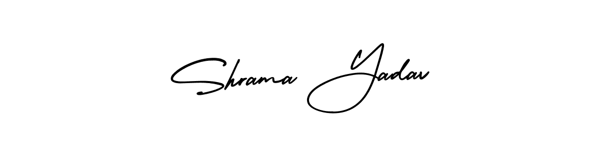 Make a beautiful signature design for name Shrama Yadav. Use this online signature maker to create a handwritten signature for free. Shrama Yadav signature style 3 images and pictures png