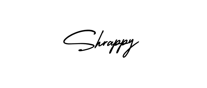 How to make Shrappy signature? AmerikaSignatureDemo-Regular is a professional autograph style. Create handwritten signature for Shrappy name. Shrappy signature style 3 images and pictures png