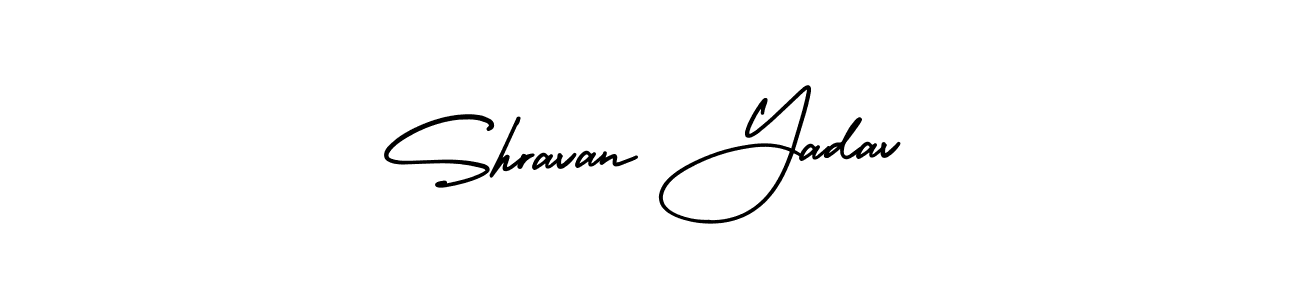 Create a beautiful signature design for name Shravan Yadav. With this signature (AmerikaSignatureDemo-Regular) fonts, you can make a handwritten signature for free. Shravan Yadav signature style 3 images and pictures png