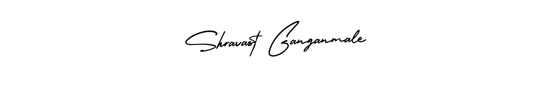 if you are searching for the best signature style for your name Shravast Ganganmale. so please give up your signature search. here we have designed multiple signature styles  using AmerikaSignatureDemo-Regular. Shravast Ganganmale signature style 3 images and pictures png