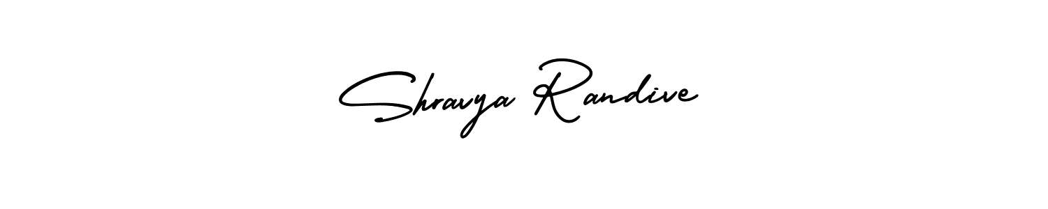 Best and Professional Signature Style for Shravya Randive. AmerikaSignatureDemo-Regular Best Signature Style Collection. Shravya Randive signature style 3 images and pictures png