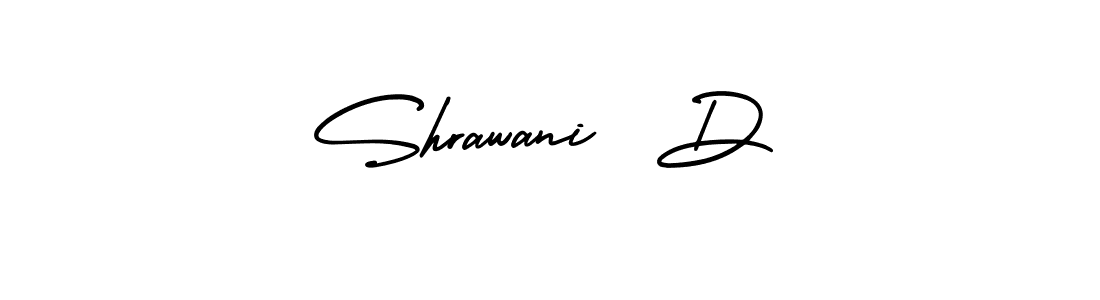 You can use this online signature creator to create a handwritten signature for the name Shrawani  D. This is the best online autograph maker. Shrawani  D signature style 3 images and pictures png