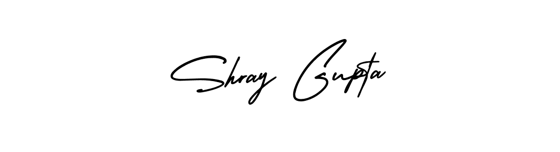 Create a beautiful signature design for name Shray Gupta. With this signature (AmerikaSignatureDemo-Regular) fonts, you can make a handwritten signature for free. Shray Gupta signature style 3 images and pictures png