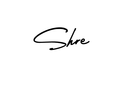 Design your own signature with our free online signature maker. With this signature software, you can create a handwritten (AmerikaSignatureDemo-Regular) signature for name Shre. Shre signature style 3 images and pictures png