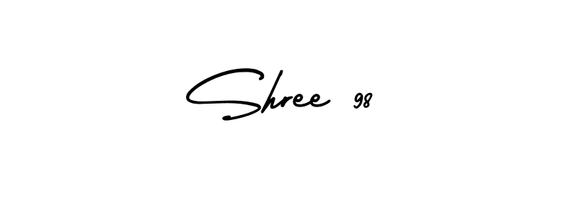 Make a beautiful signature design for name Shree 98. With this signature (AmerikaSignatureDemo-Regular) style, you can create a handwritten signature for free. Shree 98 signature style 3 images and pictures png