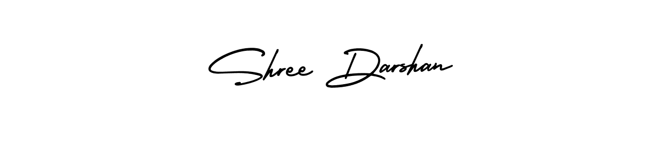 You should practise on your own different ways (AmerikaSignatureDemo-Regular) to write your name (Shree Darshan) in signature. don't let someone else do it for you. Shree Darshan signature style 3 images and pictures png