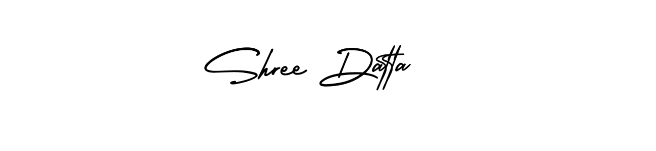 How to make Shree Datta   name signature. Use AmerikaSignatureDemo-Regular style for creating short signs online. This is the latest handwritten sign. Shree Datta   signature style 3 images and pictures png