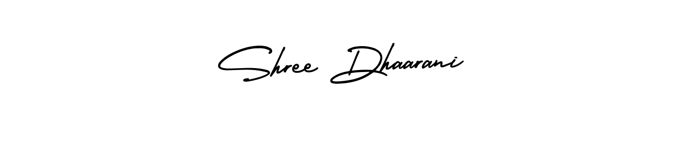 Also You can easily find your signature by using the search form. We will create Shree Dhaarani name handwritten signature images for you free of cost using AmerikaSignatureDemo-Regular sign style. Shree Dhaarani signature style 3 images and pictures png
