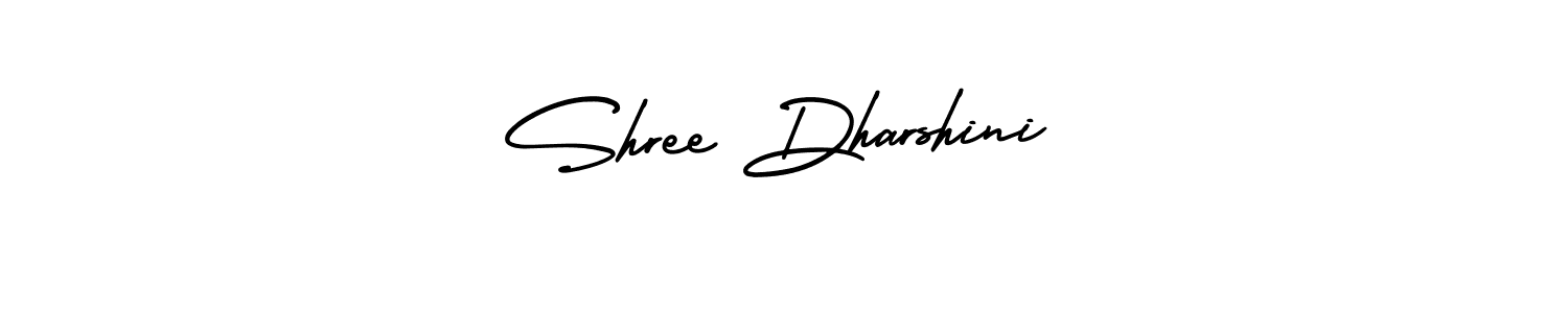 Shree Dharshini stylish signature style. Best Handwritten Sign (AmerikaSignatureDemo-Regular) for my name. Handwritten Signature Collection Ideas for my name Shree Dharshini. Shree Dharshini signature style 3 images and pictures png