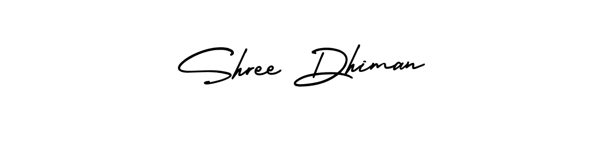 How to make Shree Dhiman signature? AmerikaSignatureDemo-Regular is a professional autograph style. Create handwritten signature for Shree Dhiman name. Shree Dhiman signature style 3 images and pictures png