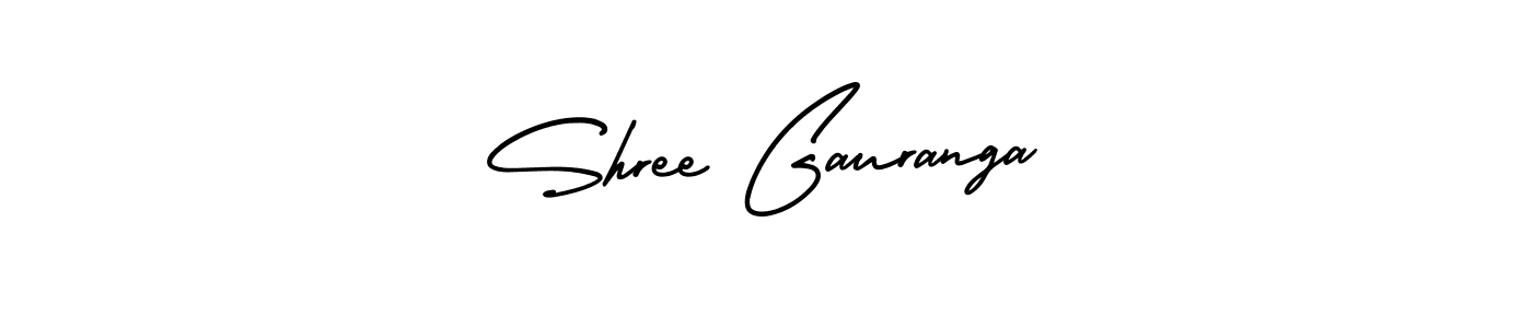 It looks lik you need a new signature style for name Shree Gauranga. Design unique handwritten (AmerikaSignatureDemo-Regular) signature with our free signature maker in just a few clicks. Shree Gauranga signature style 3 images and pictures png