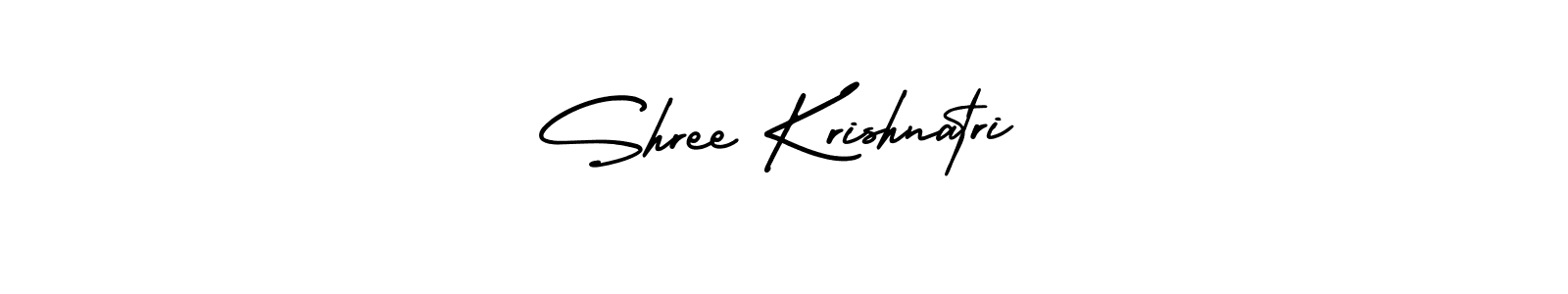 It looks lik you need a new signature style for name Shree Krishnatri. Design unique handwritten (AmerikaSignatureDemo-Regular) signature with our free signature maker in just a few clicks. Shree Krishnatri signature style 3 images and pictures png