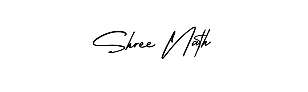 Make a beautiful signature design for name Shree Nath. With this signature (AmerikaSignatureDemo-Regular) style, you can create a handwritten signature for free. Shree Nath signature style 3 images and pictures png