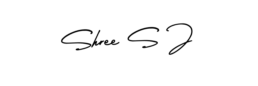 Create a beautiful signature design for name Shree S J. With this signature (AmerikaSignatureDemo-Regular) fonts, you can make a handwritten signature for free. Shree S J signature style 3 images and pictures png