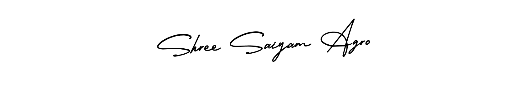 The best way (AmerikaSignatureDemo-Regular) to make a short signature is to pick only two or three words in your name. The name Shree Saiyam Agro include a total of six letters. For converting this name. Shree Saiyam Agro signature style 3 images and pictures png