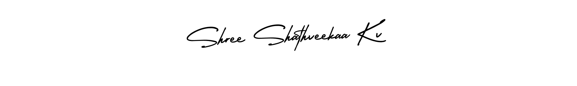 Also we have Shree Shathveekaa Kv name is the best signature style. Create professional handwritten signature collection using AmerikaSignatureDemo-Regular autograph style. Shree Shathveekaa Kv signature style 3 images and pictures png