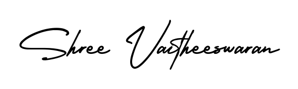 AmerikaSignatureDemo-Regular is a professional signature style that is perfect for those who want to add a touch of class to their signature. Get Shree Vaitheeswaran name fancy signature for free. Shree Vaitheeswaran signature style 3 images and pictures png