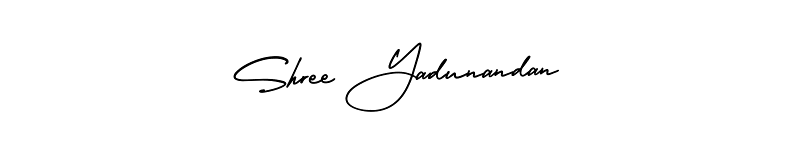 Make a short Shree Yadunandan signature style. Manage your documents anywhere anytime using AmerikaSignatureDemo-Regular. Create and add eSignatures, submit forms, share and send files easily. Shree Yadunandan signature style 3 images and pictures png