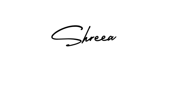 Shreea stylish signature style. Best Handwritten Sign (AmerikaSignatureDemo-Regular) for my name. Handwritten Signature Collection Ideas for my name Shreea. Shreea signature style 3 images and pictures png