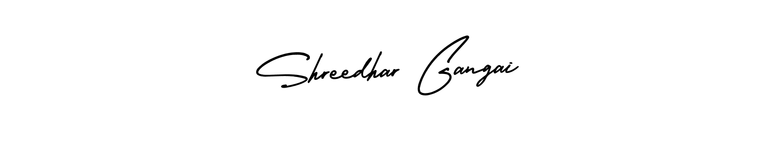 How to make Shreedhar Gangai signature? AmerikaSignatureDemo-Regular is a professional autograph style. Create handwritten signature for Shreedhar Gangai name. Shreedhar Gangai signature style 3 images and pictures png