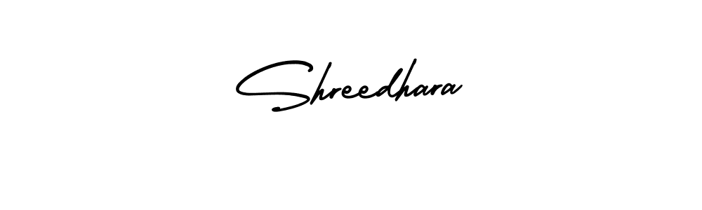 The best way (AmerikaSignatureDemo-Regular) to make a short signature is to pick only two or three words in your name. The name Shreedhara include a total of six letters. For converting this name. Shreedhara signature style 3 images and pictures png