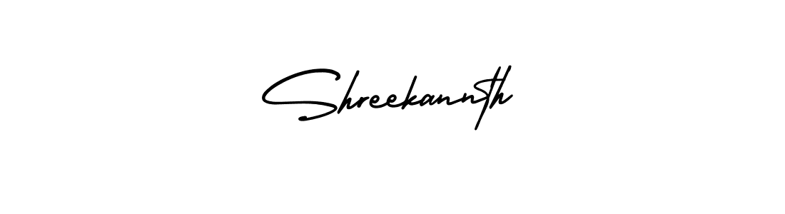 Similarly AmerikaSignatureDemo-Regular is the best handwritten signature design. Signature creator online .You can use it as an online autograph creator for name Shreekannth. Shreekannth signature style 3 images and pictures png