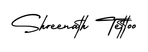 Make a beautiful signature design for name Shreenath Tettoo. With this signature (AmerikaSignatureDemo-Regular) style, you can create a handwritten signature for free. Shreenath Tettoo signature style 3 images and pictures png