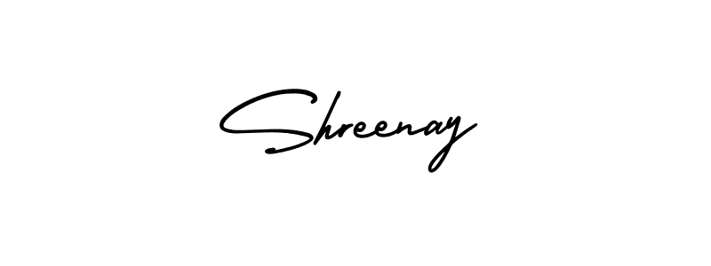 Also we have Shreenay name is the best signature style. Create professional handwritten signature collection using AmerikaSignatureDemo-Regular autograph style. Shreenay signature style 3 images and pictures png