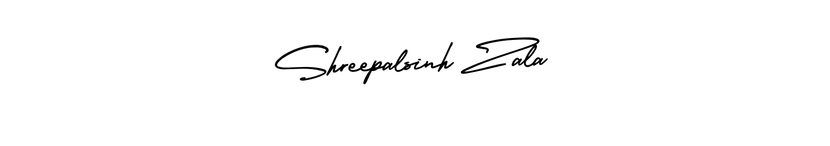 Make a beautiful signature design for name Shreepalsinh Zala. Use this online signature maker to create a handwritten signature for free. Shreepalsinh Zala signature style 3 images and pictures png