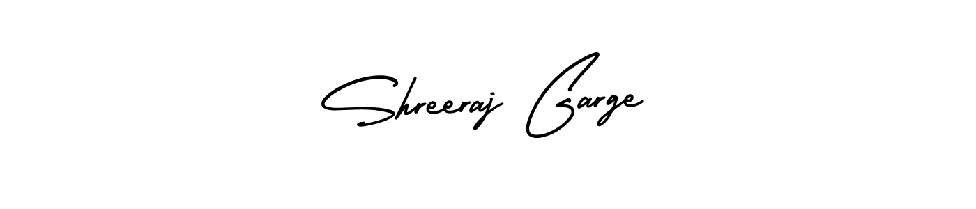 Design your own signature with our free online signature maker. With this signature software, you can create a handwritten (AmerikaSignatureDemo-Regular) signature for name Shreeraj Garge. Shreeraj Garge signature style 3 images and pictures png