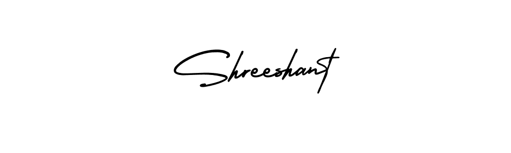 Similarly AmerikaSignatureDemo-Regular is the best handwritten signature design. Signature creator online .You can use it as an online autograph creator for name Shreeshant. Shreeshant signature style 3 images and pictures png