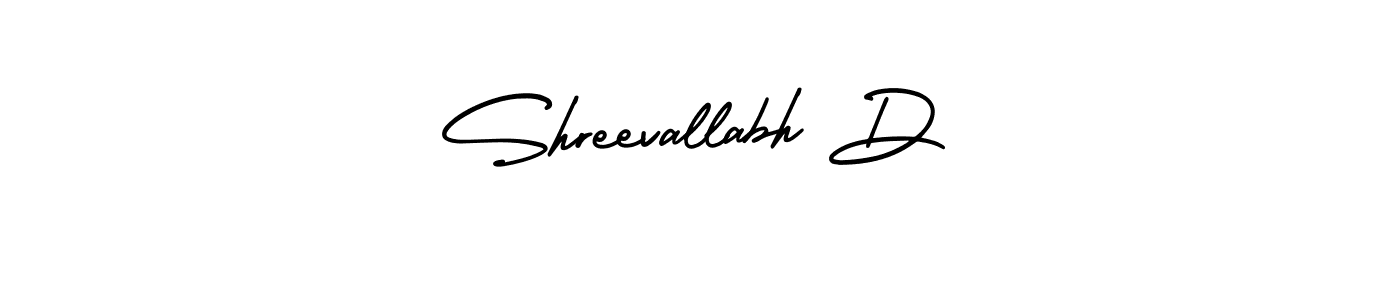 Make a beautiful signature design for name Shreevallabh D. Use this online signature maker to create a handwritten signature for free. Shreevallabh D signature style 3 images and pictures png