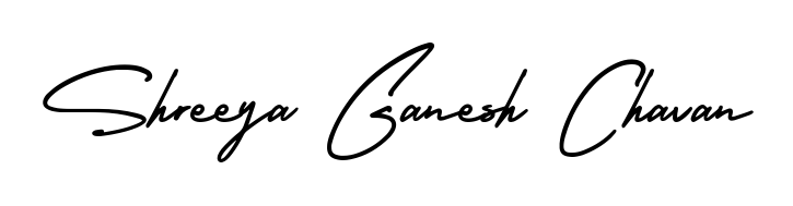 Create an unforgettable impression when signing with Shreeya Ganesh Chavan name styled in AmerikaSignatureDemo-Regular typography. 100% free online generator. Shreeya Ganesh Chavan signature style 3 images and pictures png