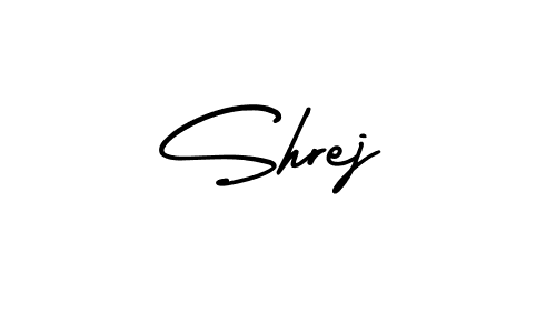 How to Draw Shrej signature style? AmerikaSignatureDemo-Regular is a latest design signature styles for name Shrej. Shrej signature style 3 images and pictures png