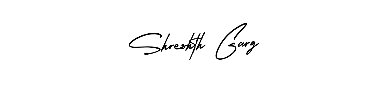 Also we have Shreshth Garg name is the best signature style. Create professional handwritten signature collection using AmerikaSignatureDemo-Regular autograph style. Shreshth Garg signature style 3 images and pictures png