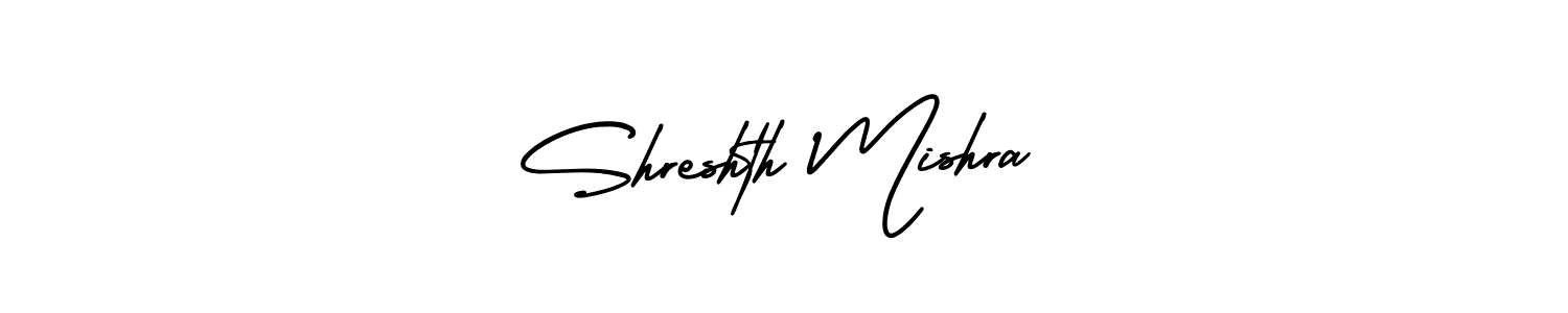 Similarly AmerikaSignatureDemo-Regular is the best handwritten signature design. Signature creator online .You can use it as an online autograph creator for name Shreshth Mishra. Shreshth Mishra signature style 3 images and pictures png